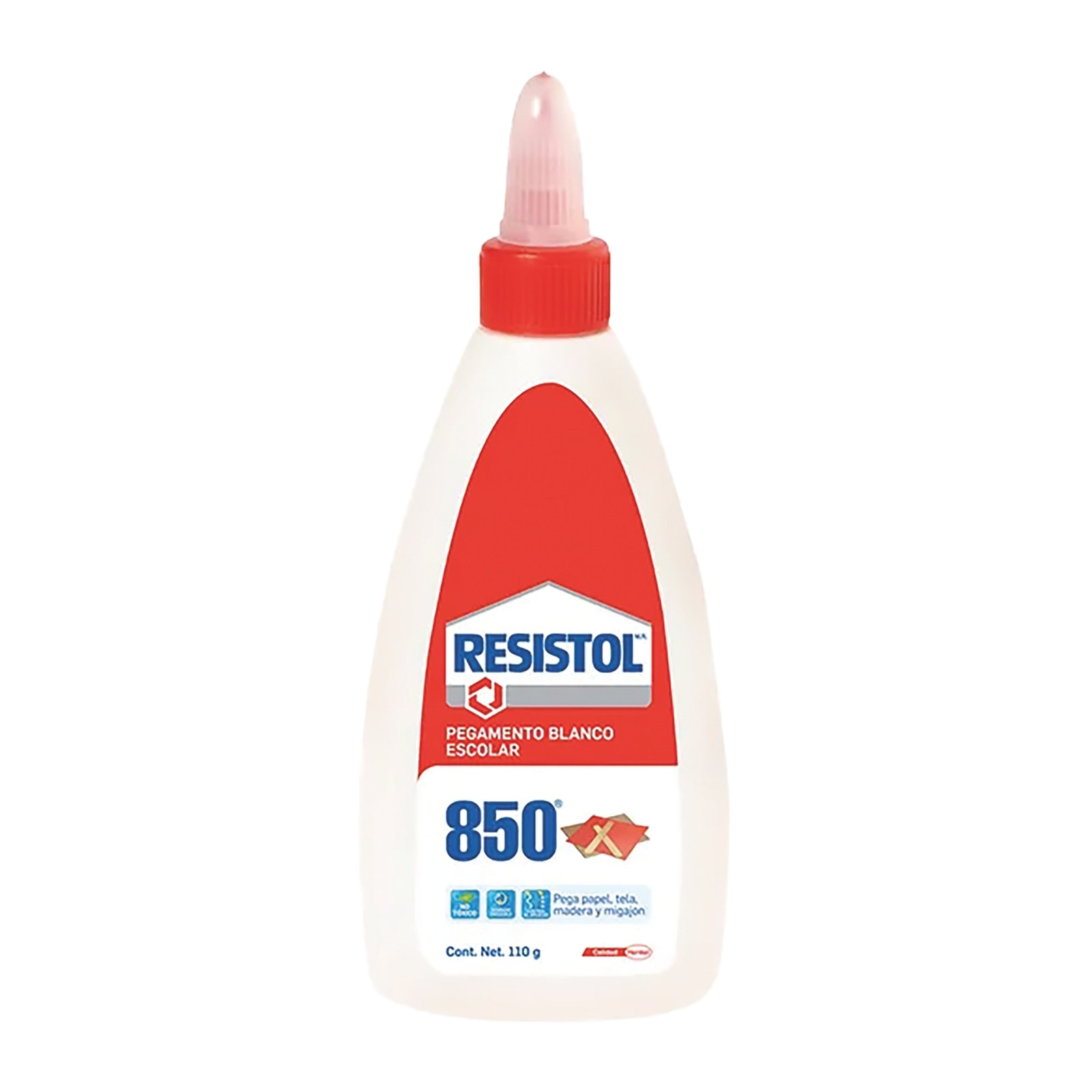 PEGAMENTO LÍQUIDO ESCOLAR RESISTOL 850 DE 110 G