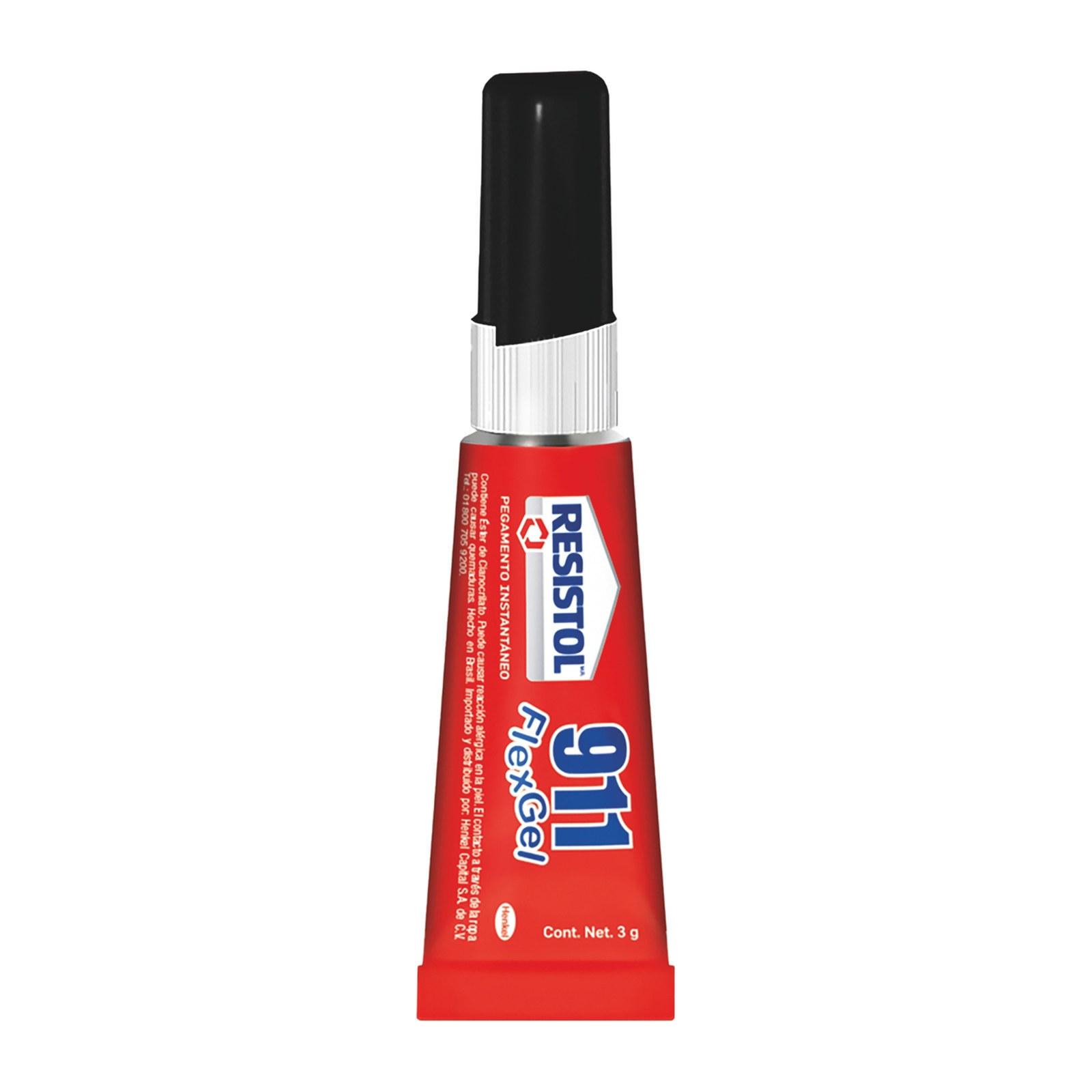 PEGAMENTO INSTANTÁNEO CIANOACRILATO FLEXGEL RESISTOL 911 3 G