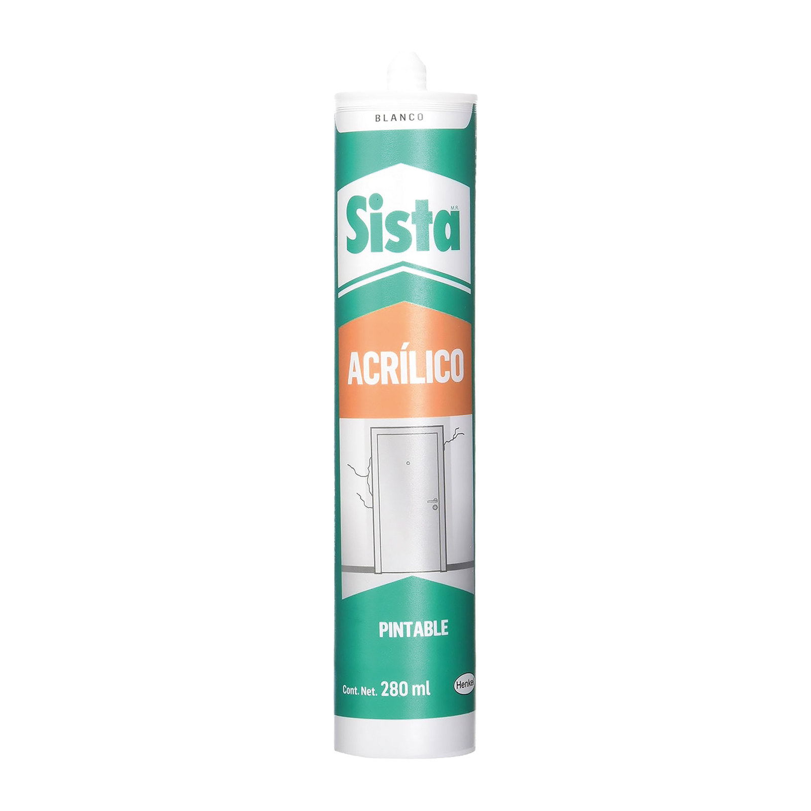 SELLADOR ACRÍLICO COLOR BLANCO SISTA 280 ML