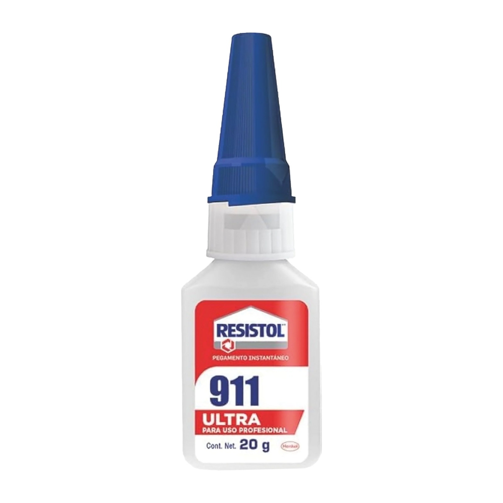 PEGAMENTO INSTANTÁNEO CIANOACRILATO ULTRA BLISTER RESISTOL 911 20 G