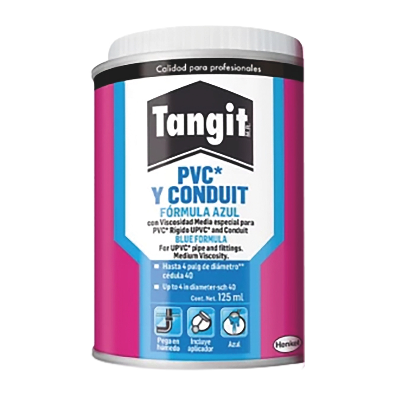 CEMENTO PARA PVC Y CONDUIT COLOR AZUL TANGIT 125 ML