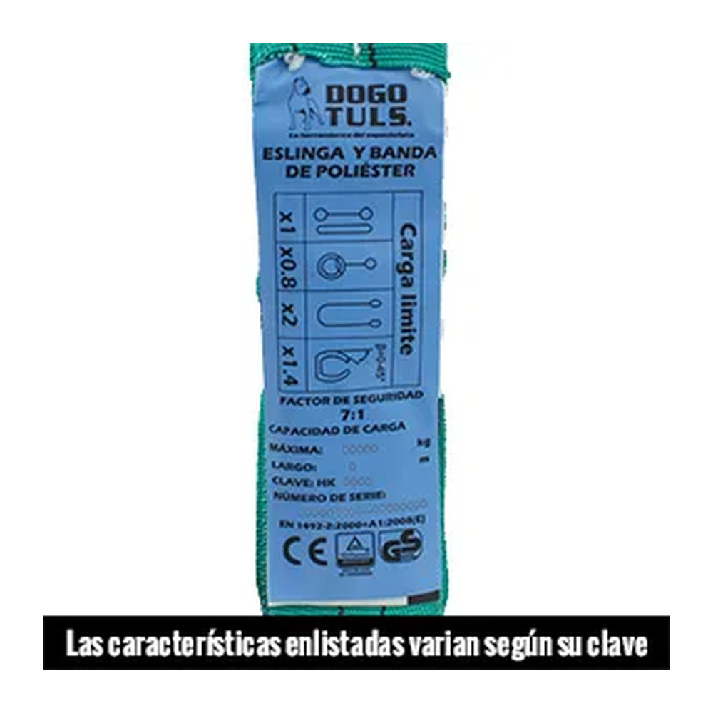 ESLINGA POLIÉSTER SIN FIN 2T 2M - Imagen 4