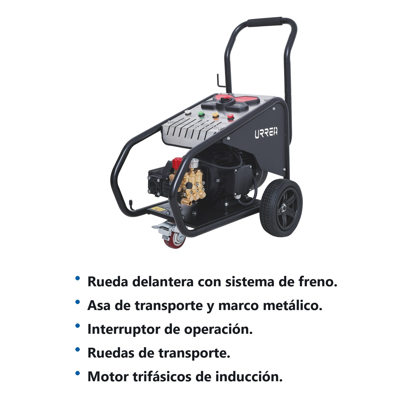 Hidro lavadora eléctrica 5500 W 220V 3700 PSI, 14 Lt por minuto Urrea - Imagen 2