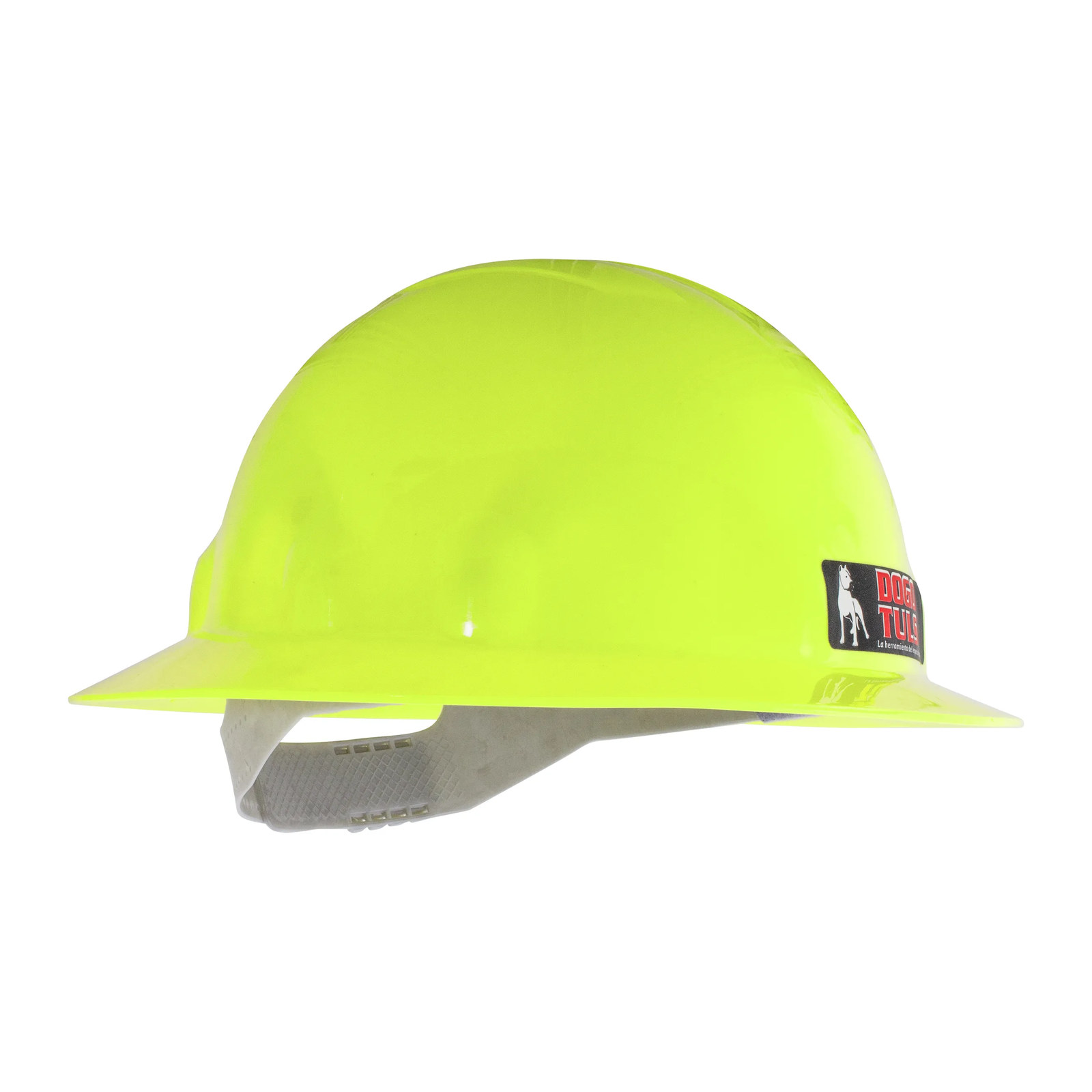 Casco Ala Ancha Intervalos Amarillo Fluorescente - Paquete 5 Piezas