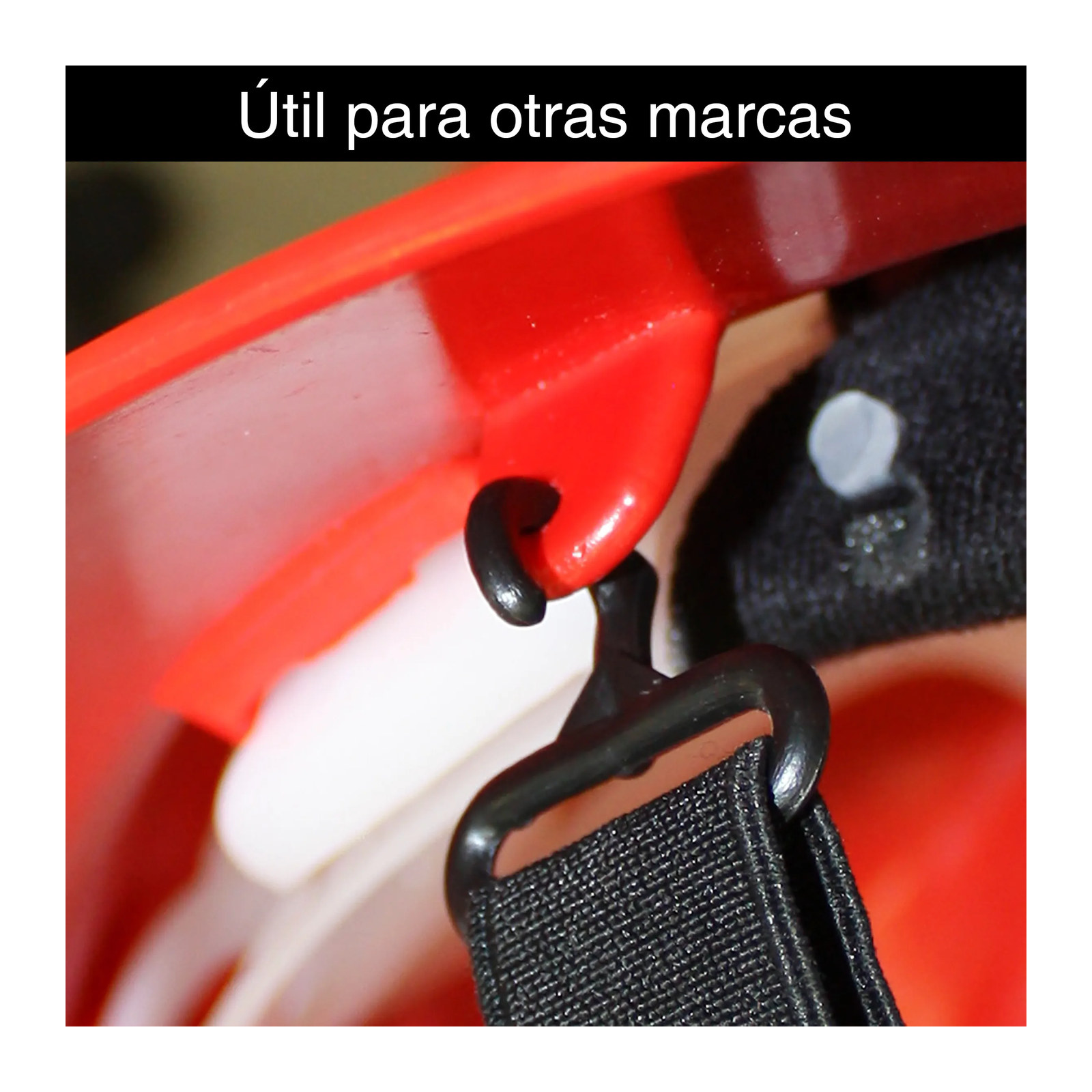 Barbiquejo 2 Puntos con Gancho y Mentonera PVC - Imagen 4