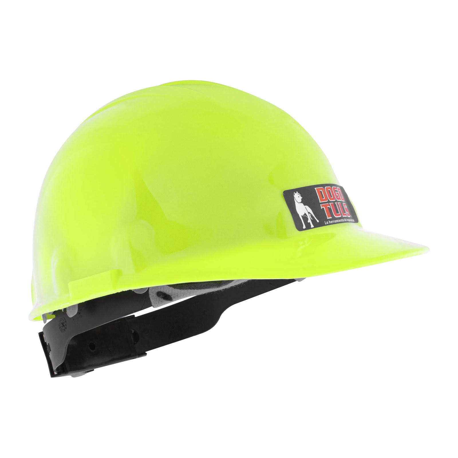 Casco Cachucha Matraca Amarillo Flúor - Paquete 5 Piezas