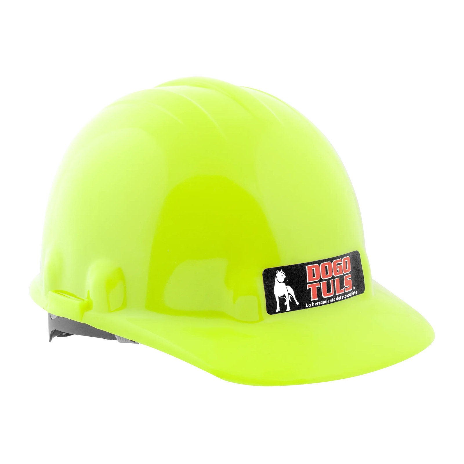 Casco Cachucha Matraca Amarillo Flúor - Imagen 2