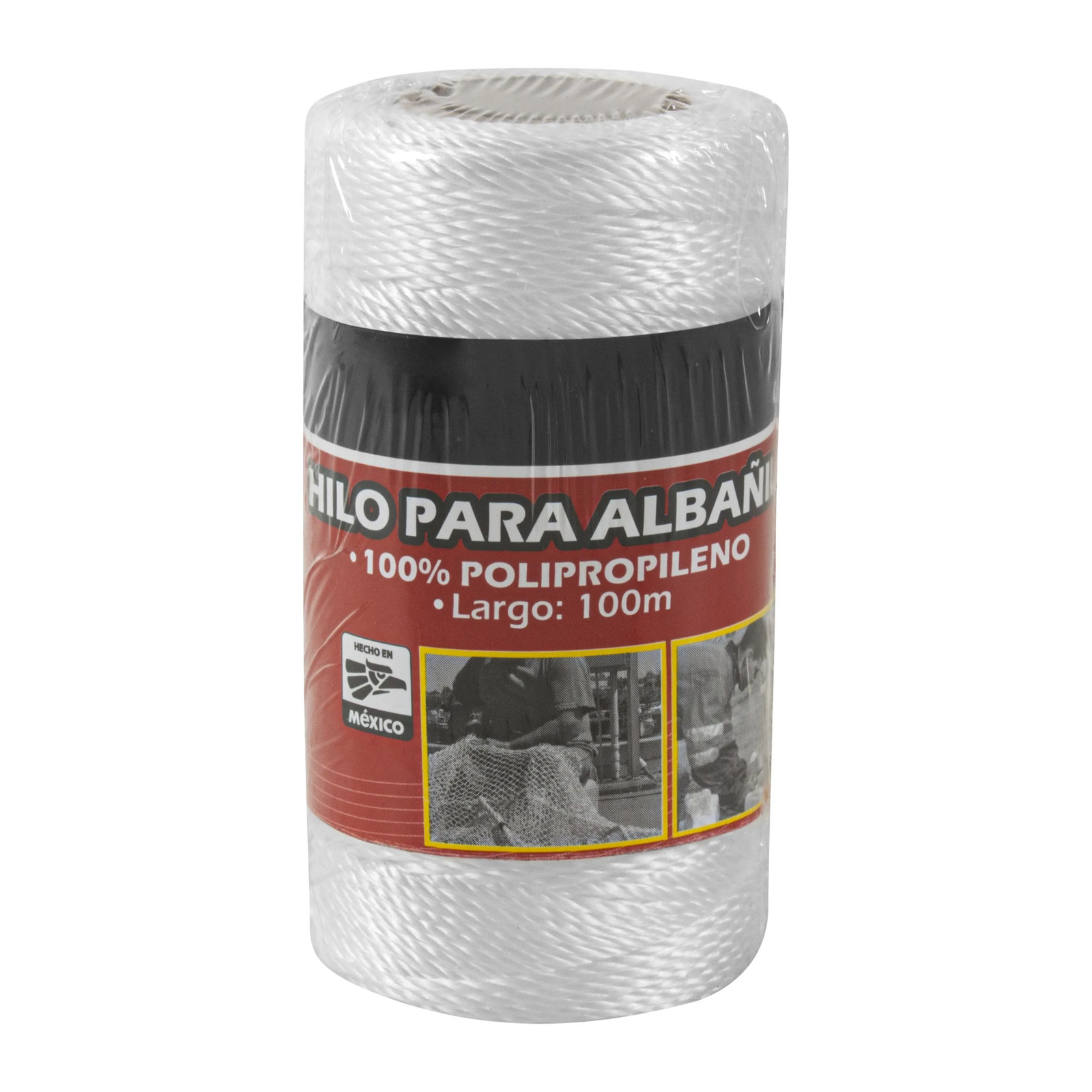 Hilo para Albañil Cal. 18 100 m PP Blanco - Imagen 4