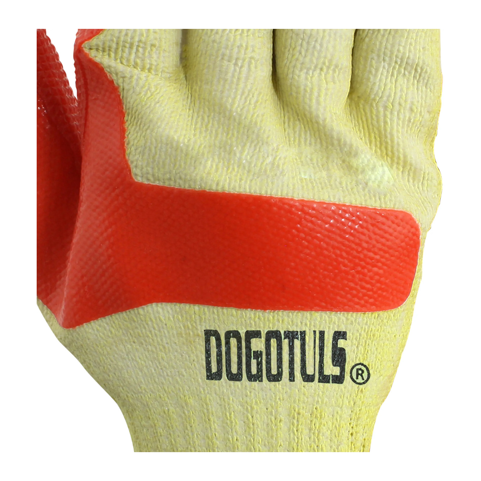 Guante de Construcción Látex Amarillo/Rojo - Imagen 3