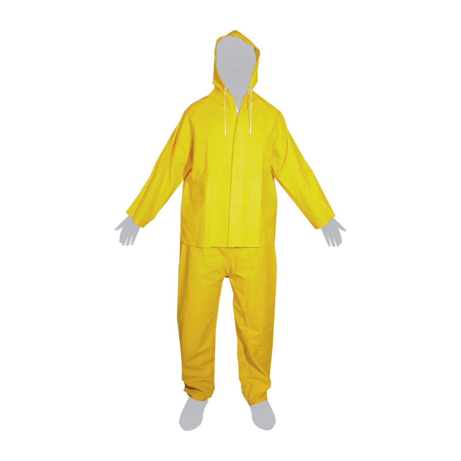 Traje Impermeable 2 Piezas PVC/Poliéster 0.35 mm Talla Grande Weston
