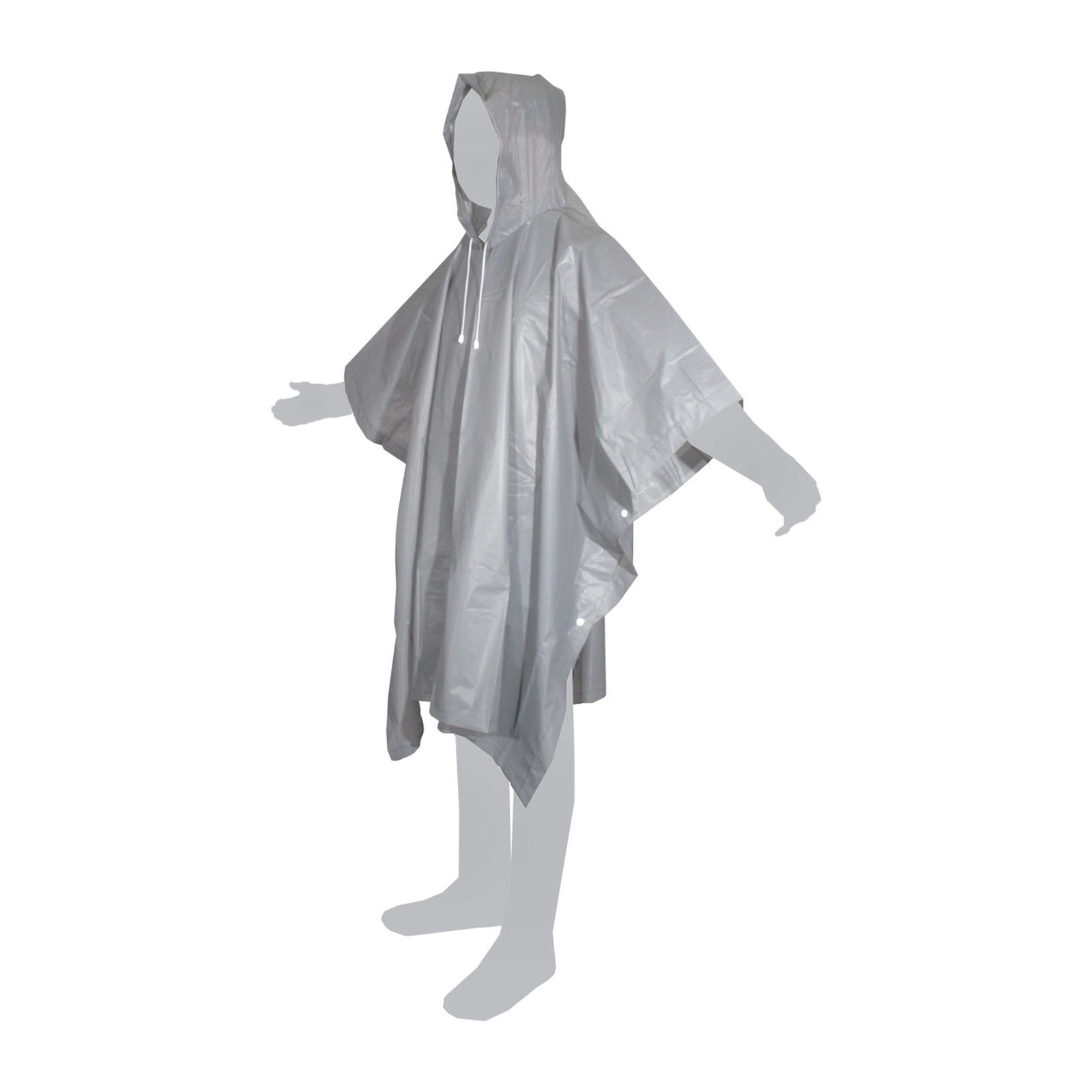 PONCHO IMPERMEABLE ECONOMICO 0.12MM UNITALLA - Imagen 2