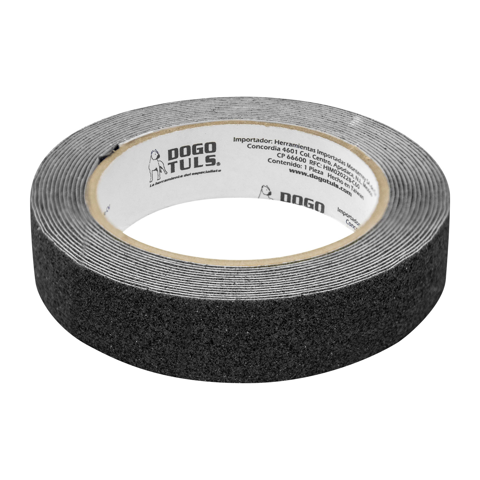 Cinta Antiderrapante 1" x 15' Negra - Paquete 6 Piezas