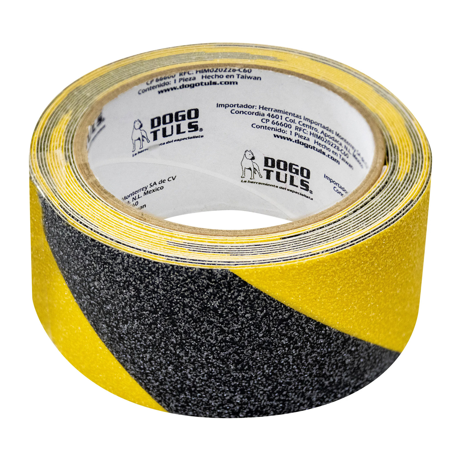 Cinta Antiderrapante 2" x 15' Amarillo/Negro - Paquete 3 Piezas