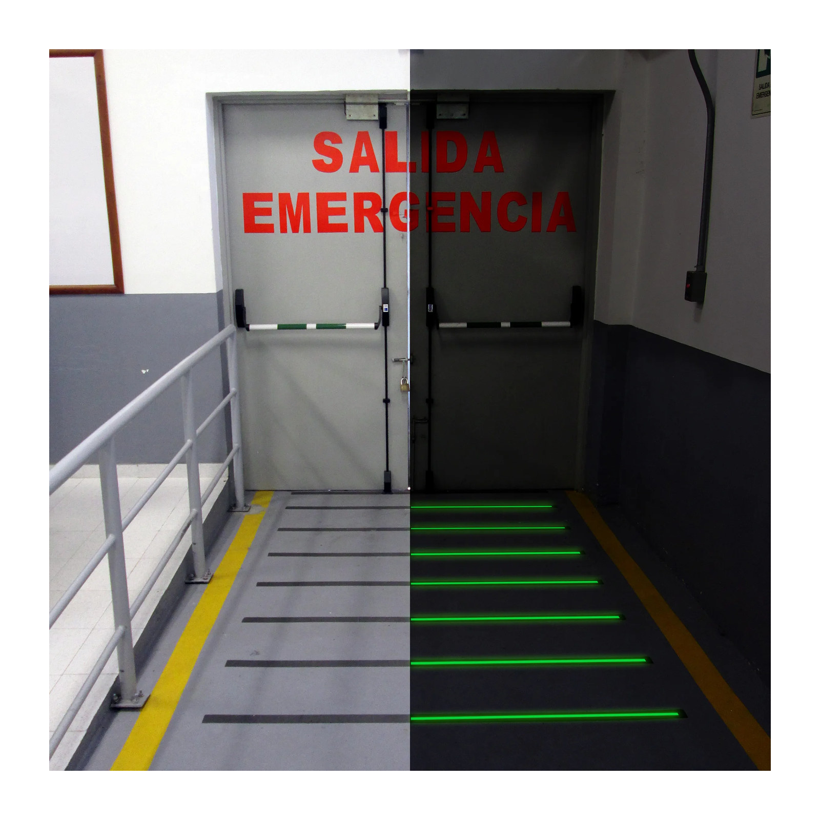 Cinta Antiderrapante 2" x 15' Fotoluminiscente - Imagen 4