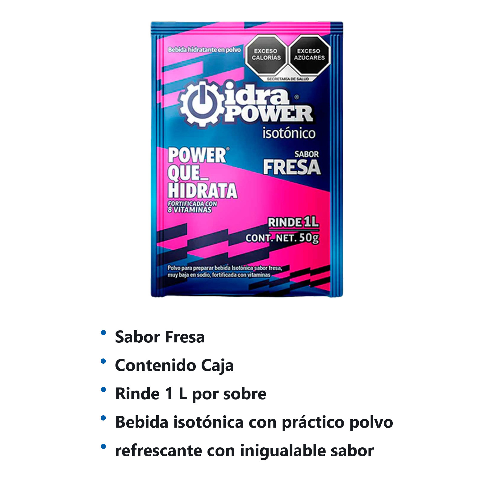 IDRAPOWER FRESA 50 GR /1LT REND- Caja c/10 pzas - Imagen 2