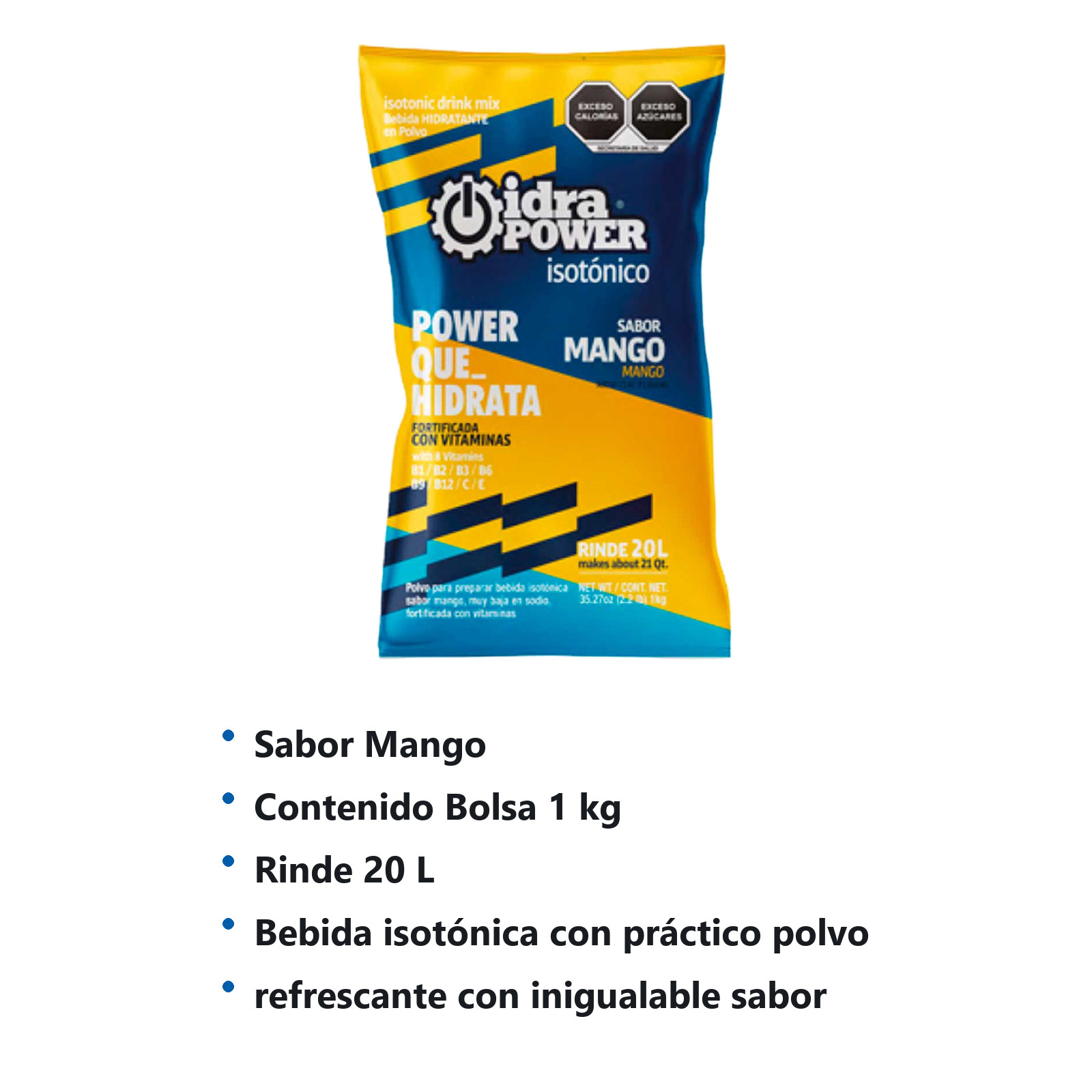 IDRAPOWER MANGO 1KG/20 LTS REND - Imagen 2