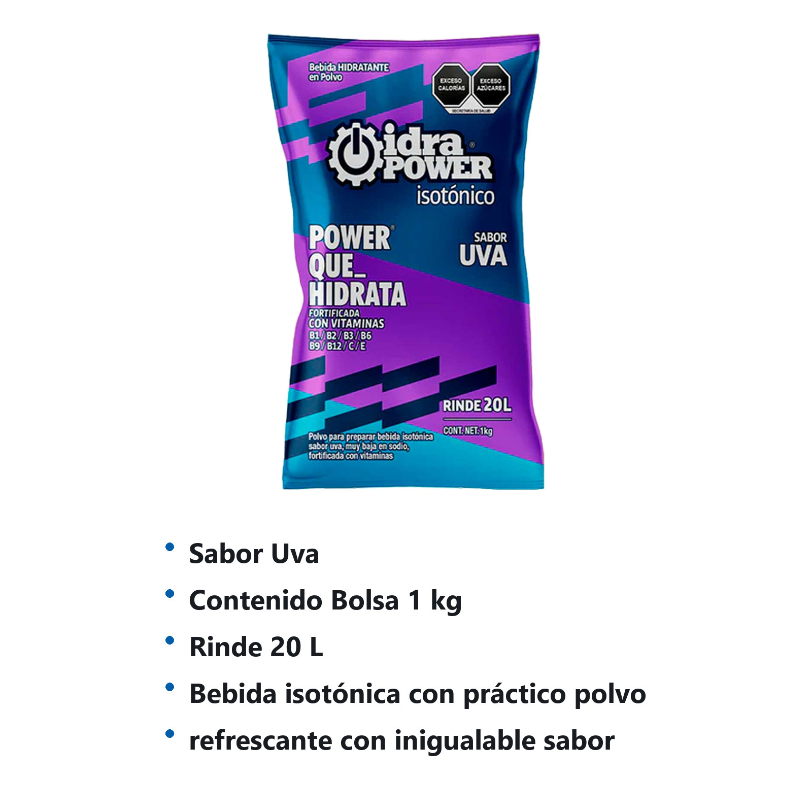 IDRAPOWER UVA 1KG/20 LTS REND - Imagen 2