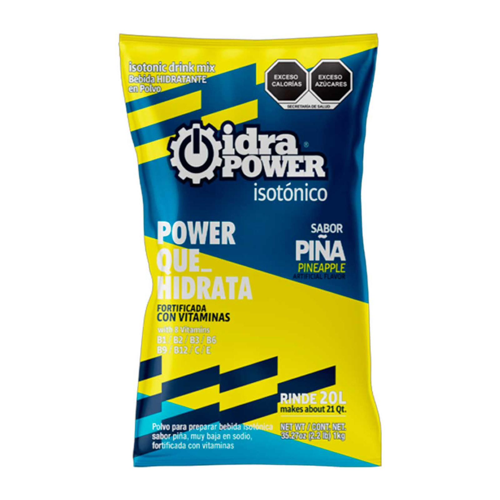 IDRAPOWER Bebida Rehidratante 1 kg / Rinde 20 Litros