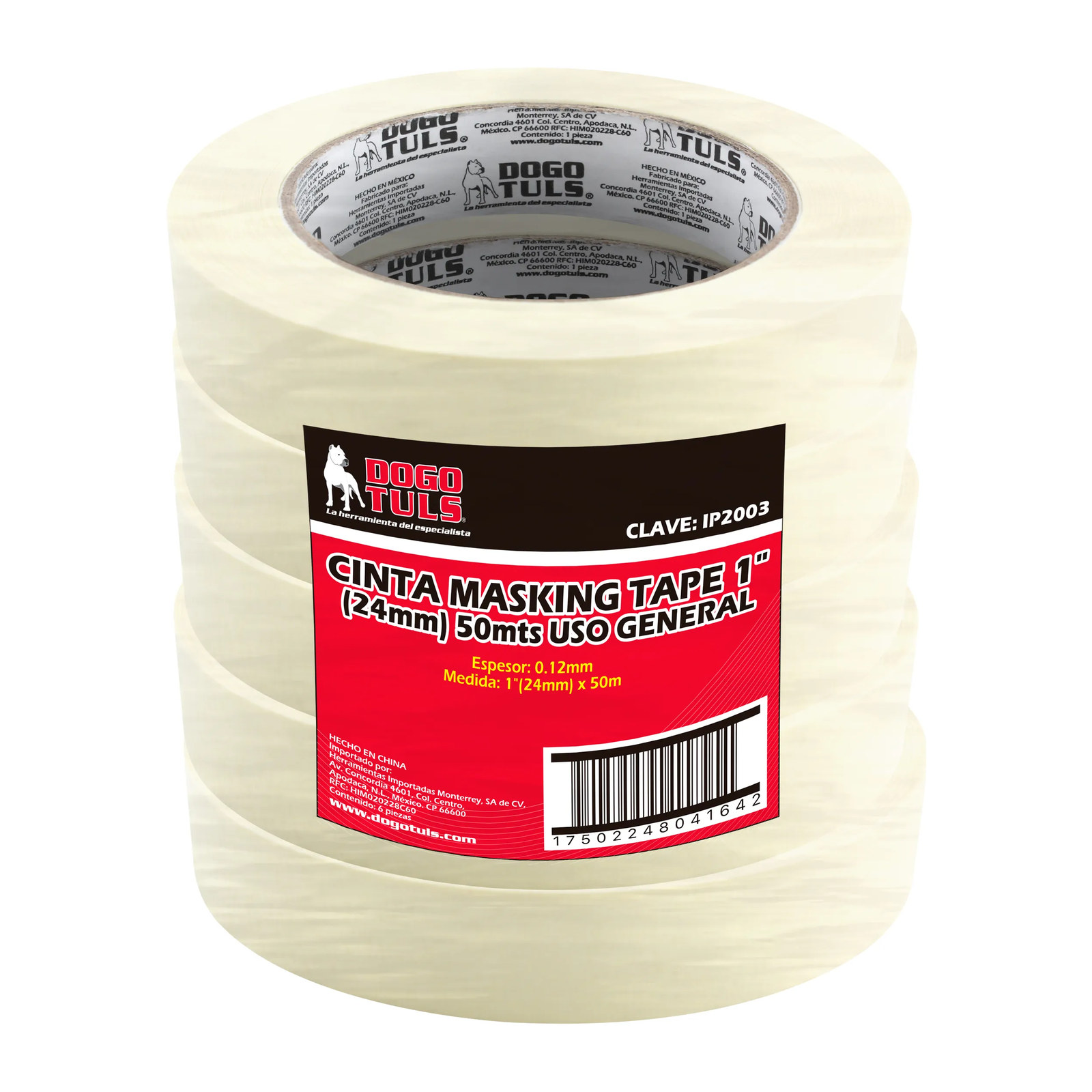 Cinta Masking Tape 3/4" 50 m Uso General - Imagen 3