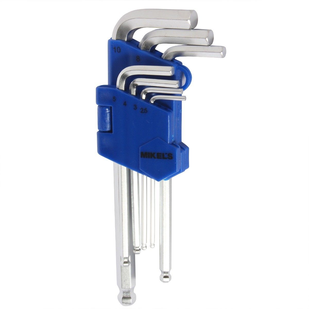MIKELS JAB-7M Juego de llaves hexagonales allen® milimétricas, punta de bola (7 pzas) - Imagen 3