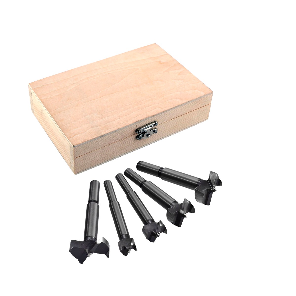 Juego de brocas para madera de acero forstner zanco de 7/16", 5 piezas Surtek