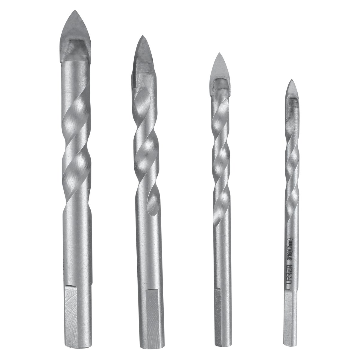 Juego de brocas para vidrios y azulejos, 4 piezas Urrea
