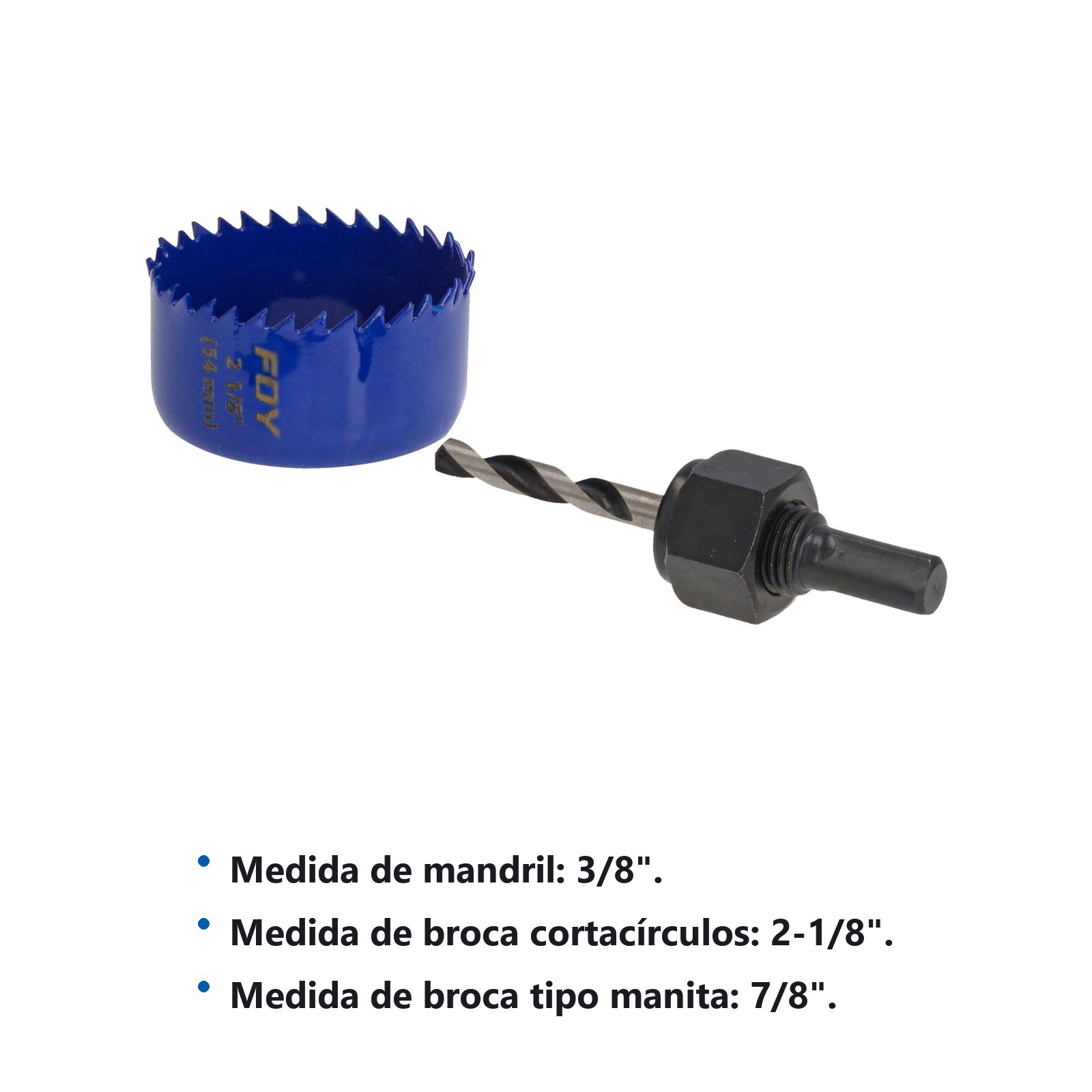 Juego de sierras cortaciruclos, 3 piezas Foy - Imagen 2