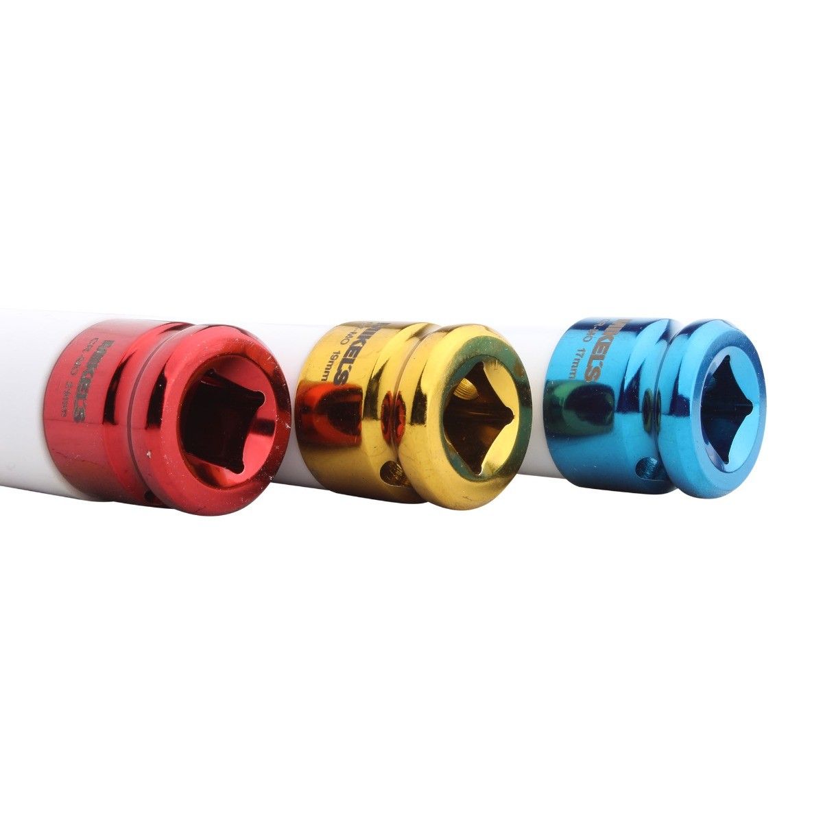 MIKELS JDI-3 Juego dados de impacto, 3 pzas (17 mm, 19 mm & 21 mm) - Imagen 3