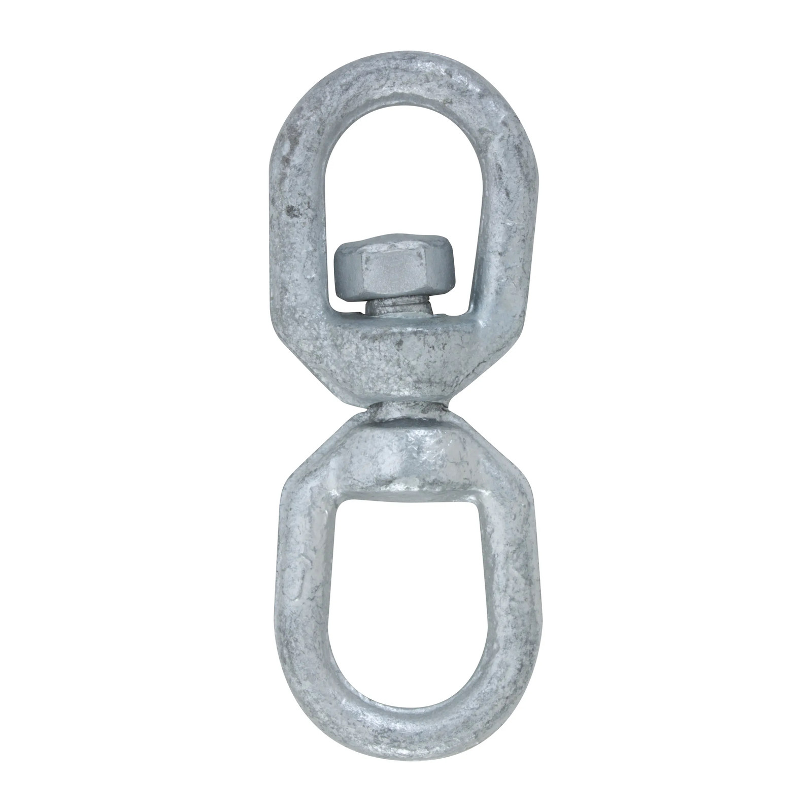 Destorcedor Forjado Galvanizado 1/4" - Paquete 10 Piezas