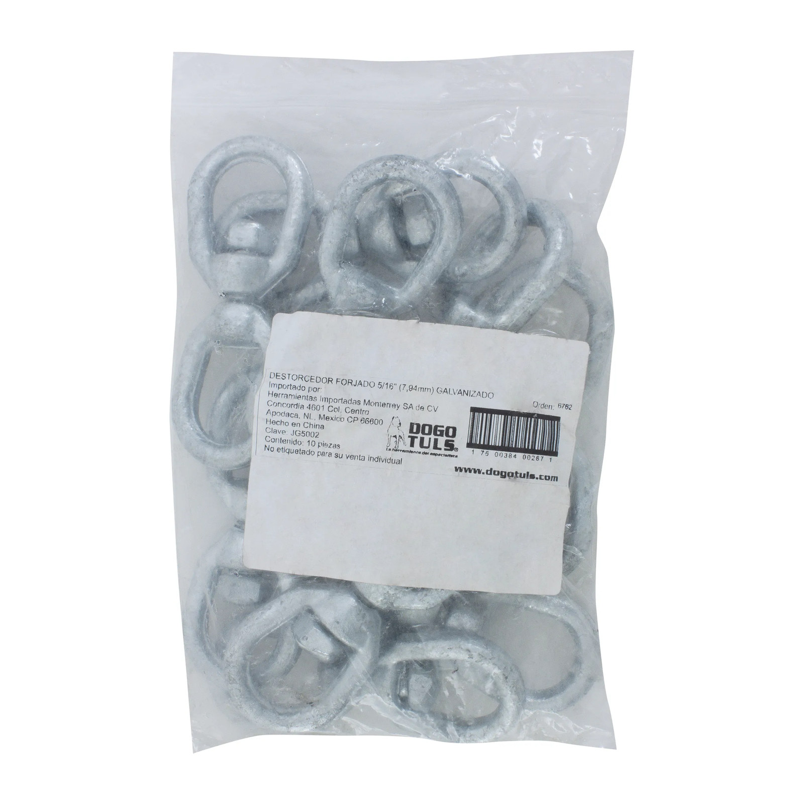 Destorcedor Forjado Galvanizado 5/16" - Imagen 4