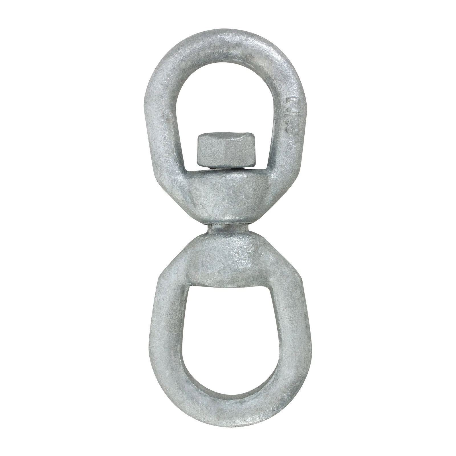 Destorcedor Forjado Galvanizado 3/8" - Paquete 5 Piezas