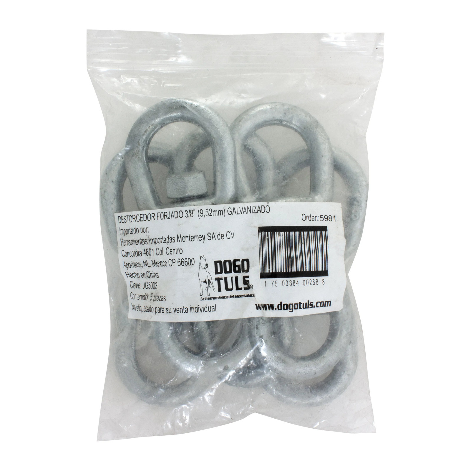 Destorcedor Forjado Galvanizado 3/8" - Imagen 4