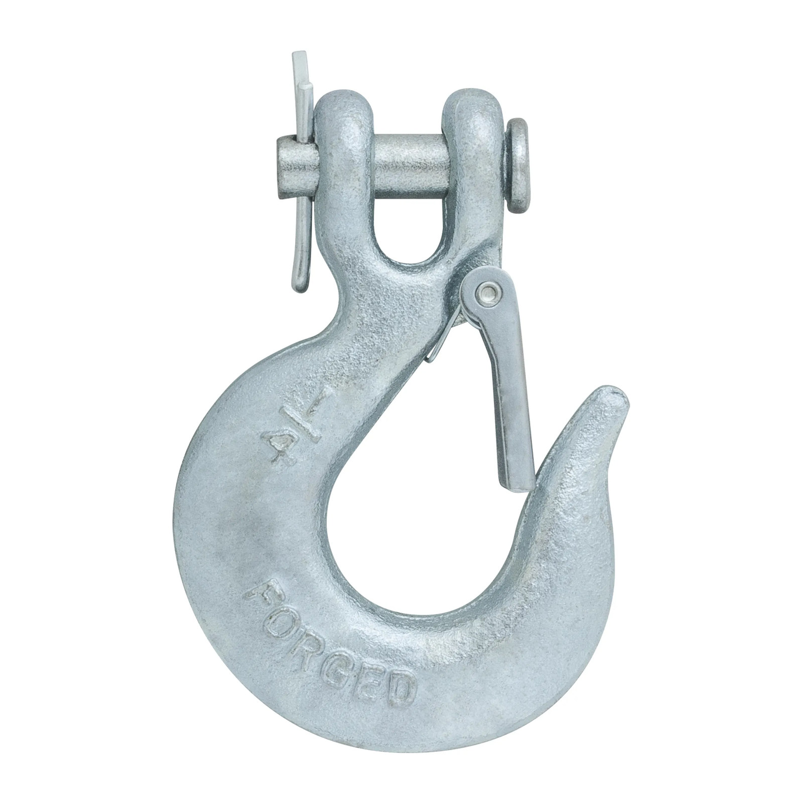 Gancho Forjado con Perno Seguro para Carga 1/4" - Paquete 5 Piezas