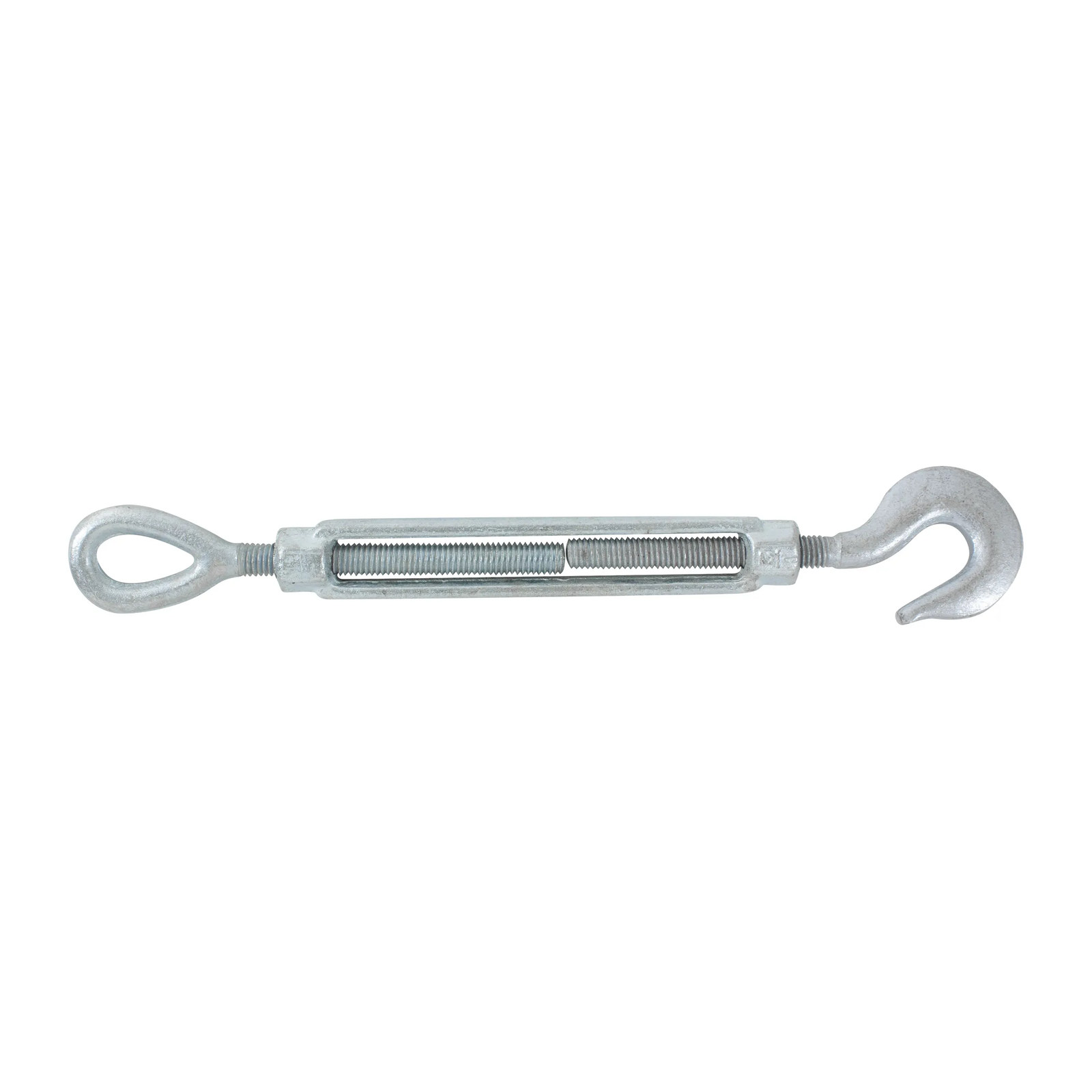 Tensor Forjado 1/2" x 6" Ojo y Gancho - Paquete 2 Piezas