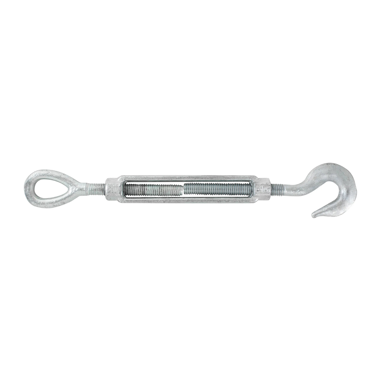 Tensor Forjado 5/8" x 6" Ojo y Gancho - Paquete 2 Piezas