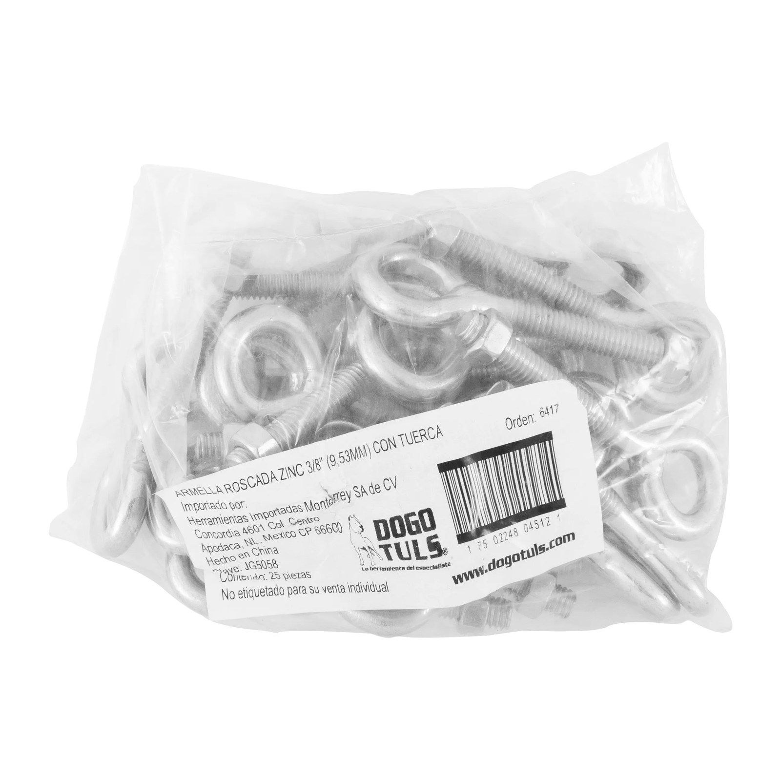 Armella Roscada Cerrada 3/8" con Tuerca - Imagen 4