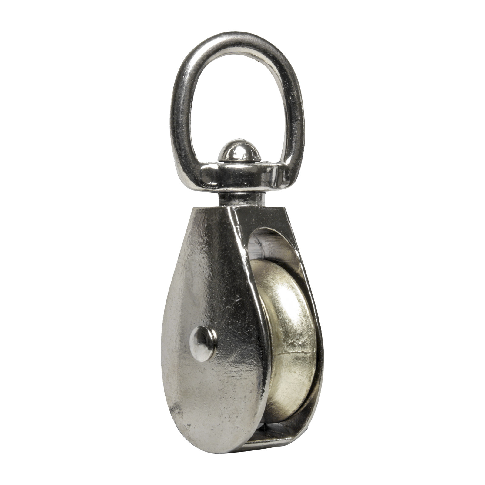 Garrucha Giratoria Sencilla 1.5" (38 mm) Zinc - Paquete 10 Piezas