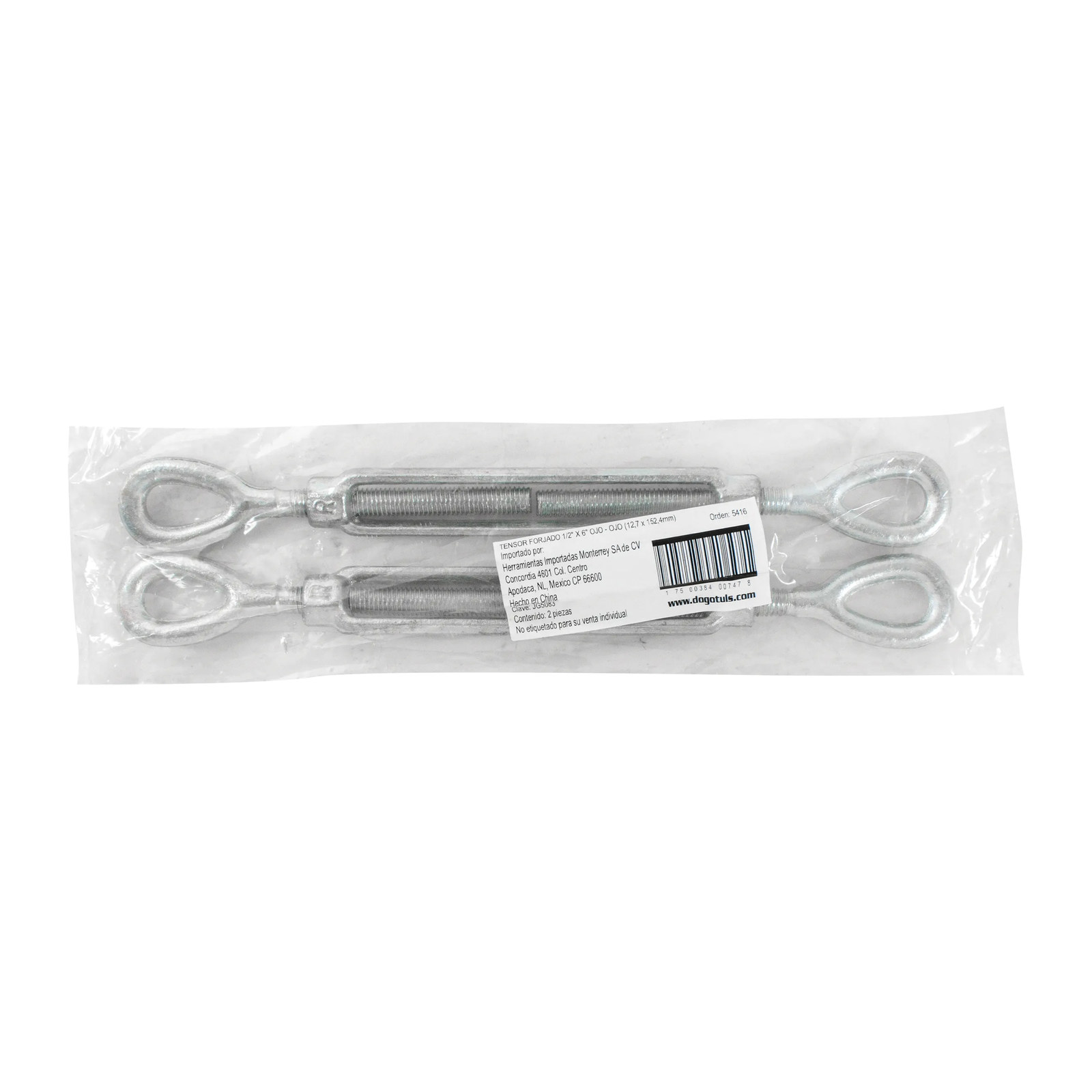 Tensor Forjado Ojo-Ojo 1/2" x 6" 680 kg - Imagen 4