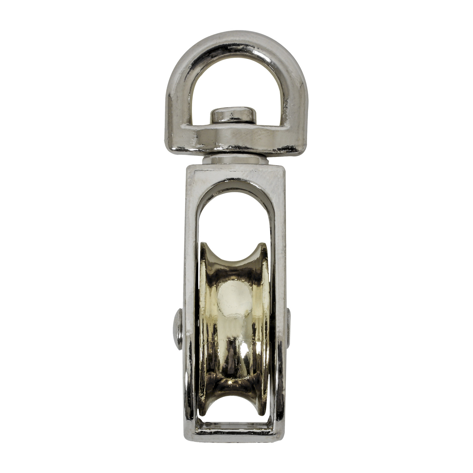 Garrucha Giratoria Sencilla Zinc 2" (50 mm) - Imagen 2