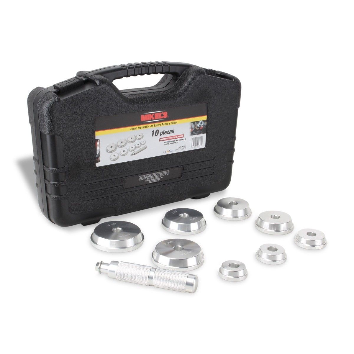 MIKELS JIBS-10 Kit juego instalador de baleros y sellos