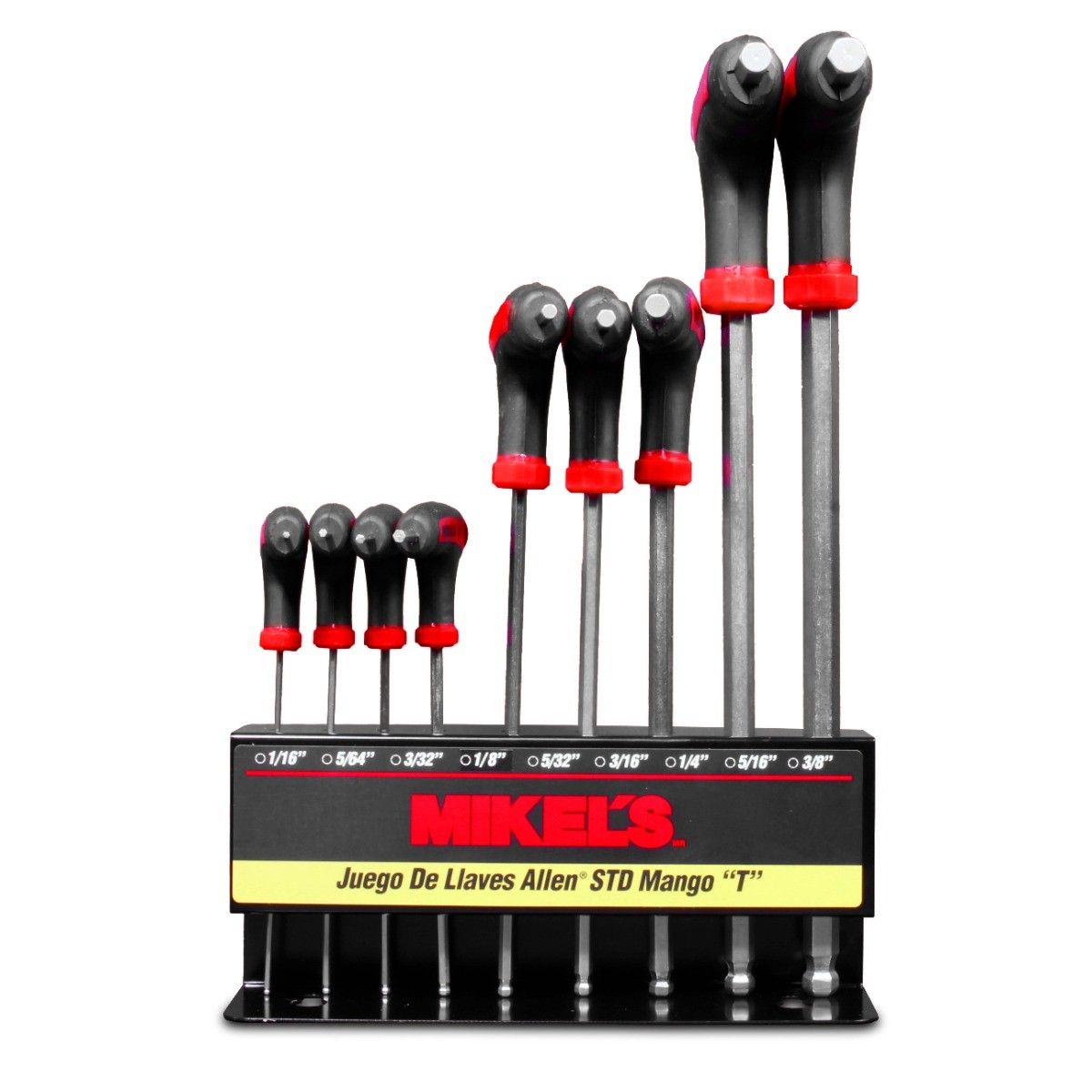 MIKELS JLLS-9 Juego de llaves allen®, estándar, mango "T" - Imagen 3