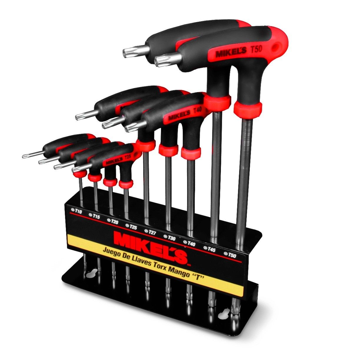 MIKELS JLLT-9 Juego de llaves  torx®, mango "T"
