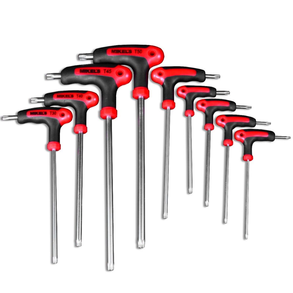 MIKELS JLLT-9 Juego de llaves  torx®, mango "T" - Imagen 3