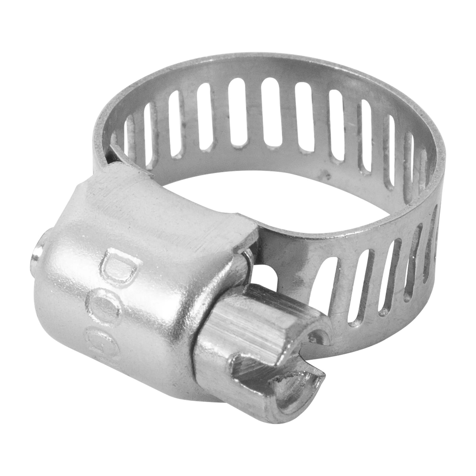 ABRAZADERA SINFIN DE ACERO INOXIDABLE MINI #4 3/8" A 5/8"
