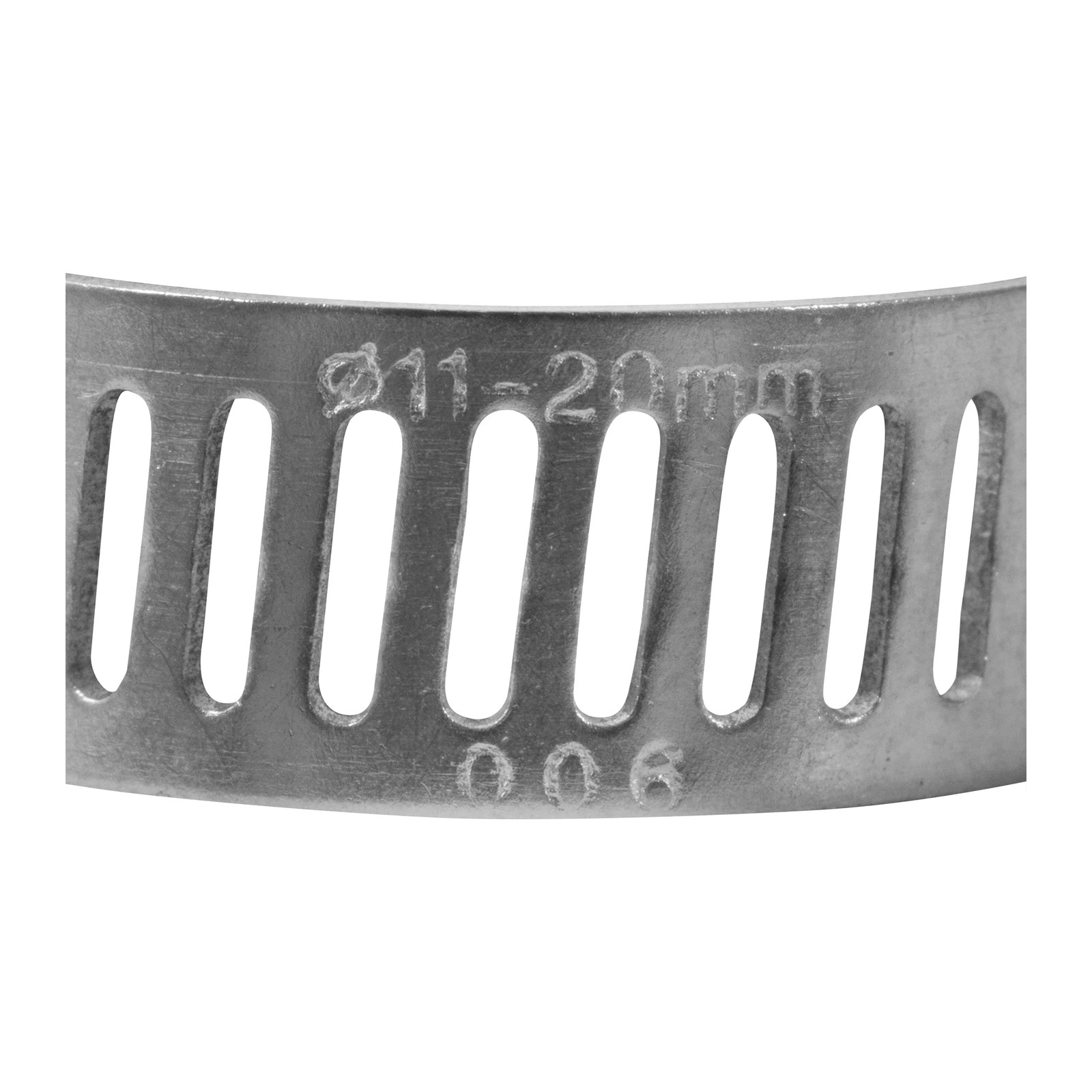 ABRAZADERA SINFIN DE ACERO INOXIDABLE MINI #6 1/2" A 3/4" - Imagen 3