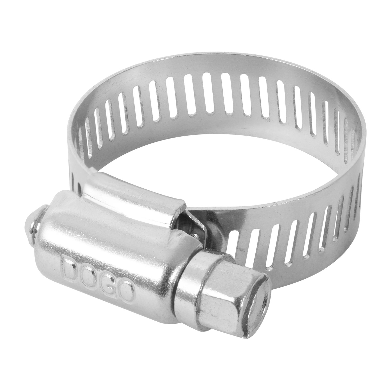 ABRAZADERA SINFIN DE ACERO INOXIDABLE #12 5/8" A 1-1/4"