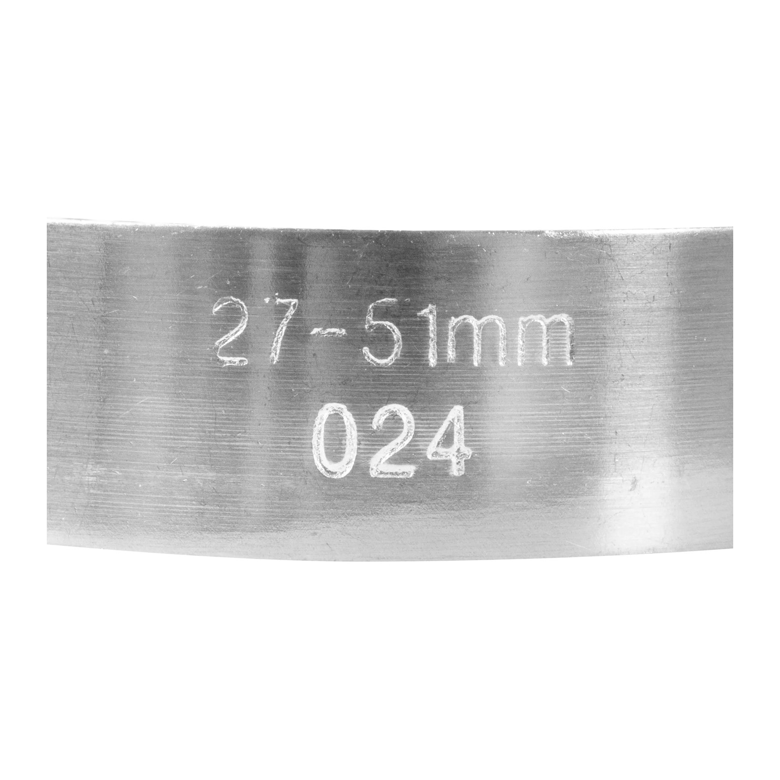 ABRAZADERA SINFIN DE ACERO INOXIDABLE #24 1-1/4" A 2" - Imagen 3