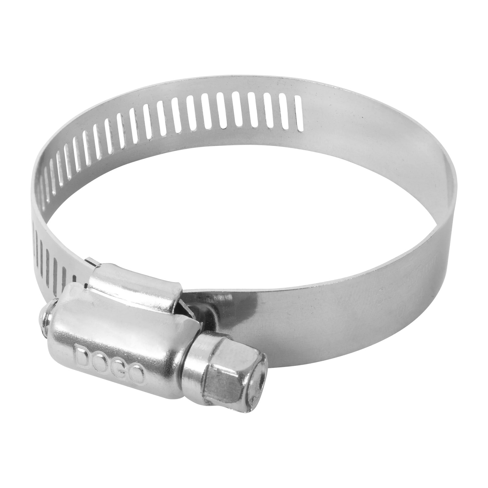 ABRAZADERA SINFIN DE ACERO INOXIDABLE #28 1-1/2" A 2 1/4"