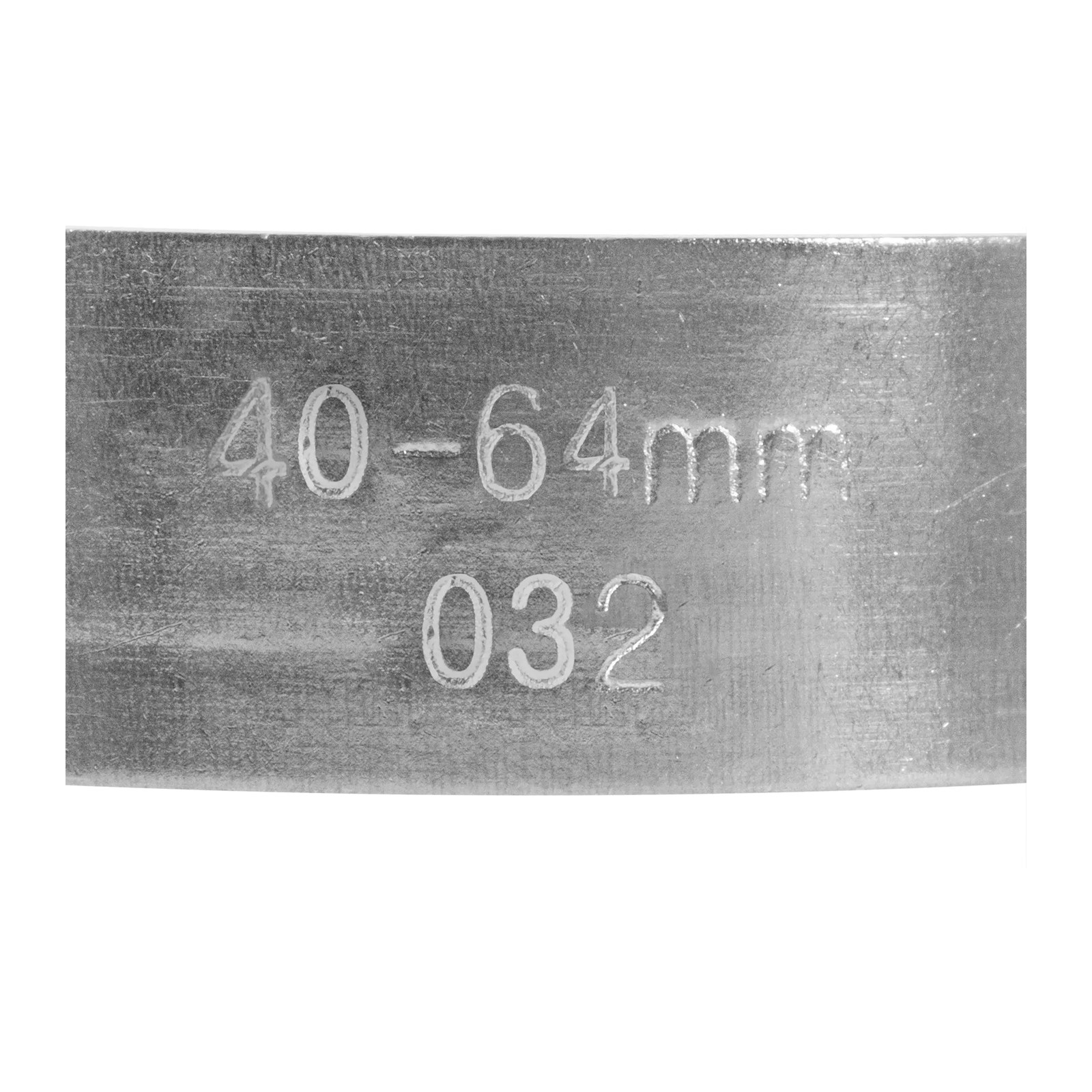 ABRAZADERA SINFIN DE ACERO INOXIDABLE #32 1-9/16" A 2-1/2" - Imagen 3