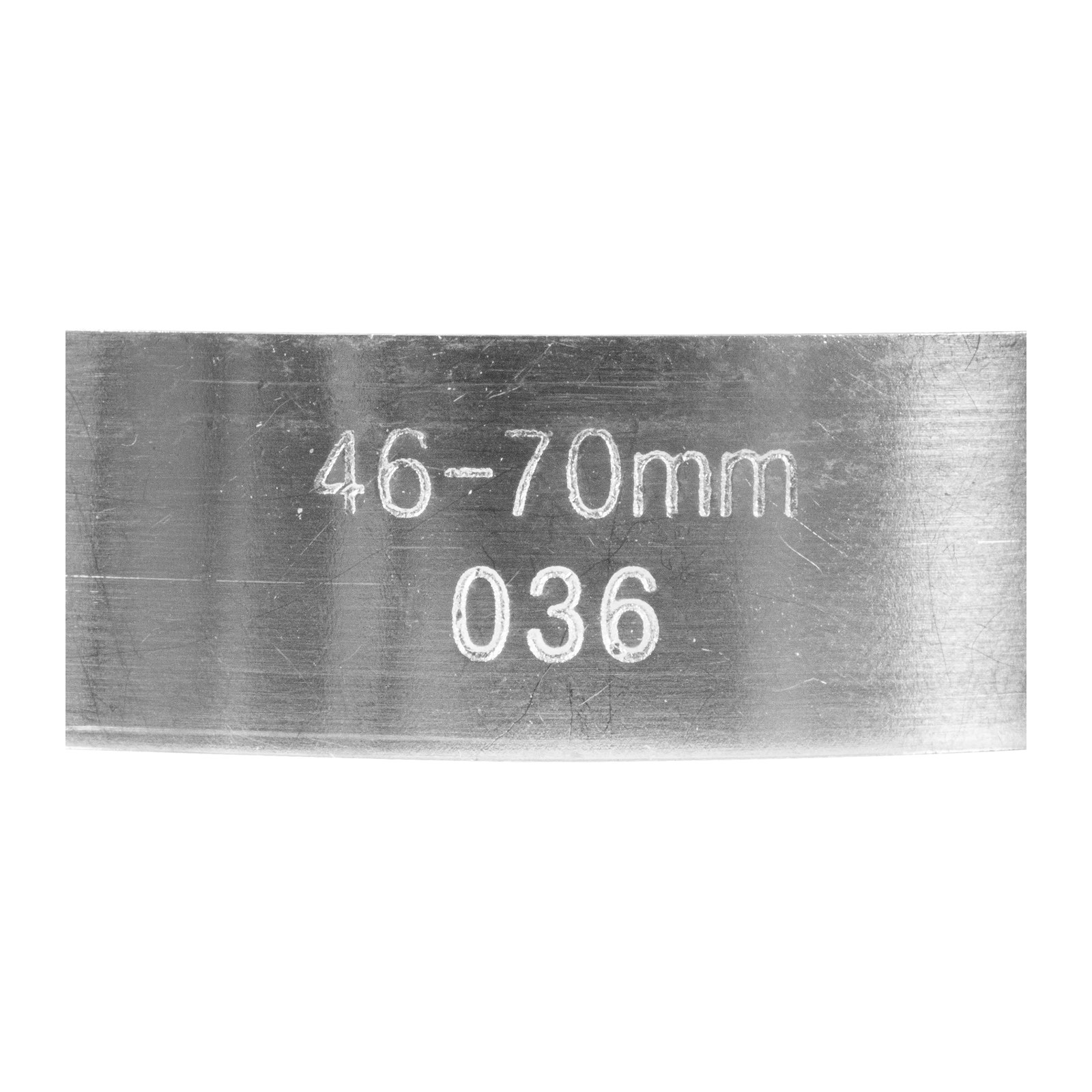 ABRAZADERA SINFIN DE ACERO INOXIDABLE #36 1-13/16" A 2-3/4" - Imagen 3
